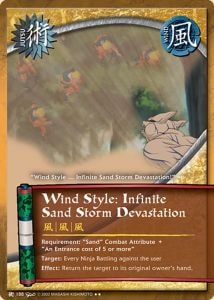 Wind Style: Infinite Sand Storm Devastation card artwork