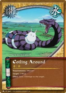 Coiling Around card artwork