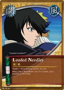 Loaded Needles card artwork