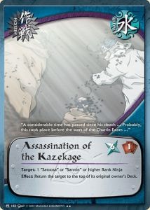Assassination of the Kazekage card artwork