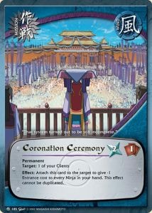Coronation Ceremony card artwork