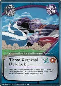 Three-Cornered Deadlock card artwork