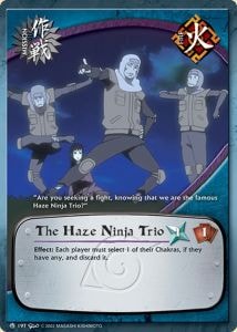 The Haze Ninja Trio card artwork