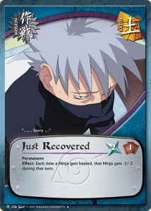 Just Recovered card artwork