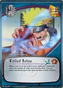 Failed Jutsu card artwork