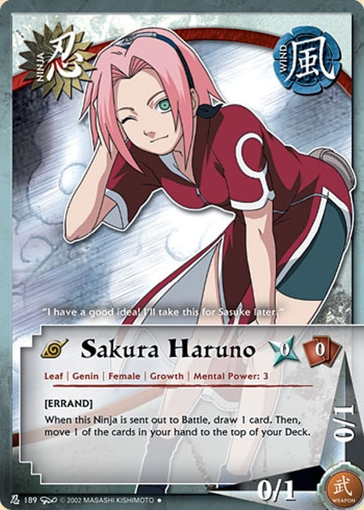 Sakura Haruno card artwork