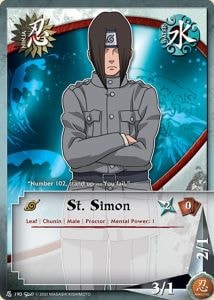 St. Simon card artwork