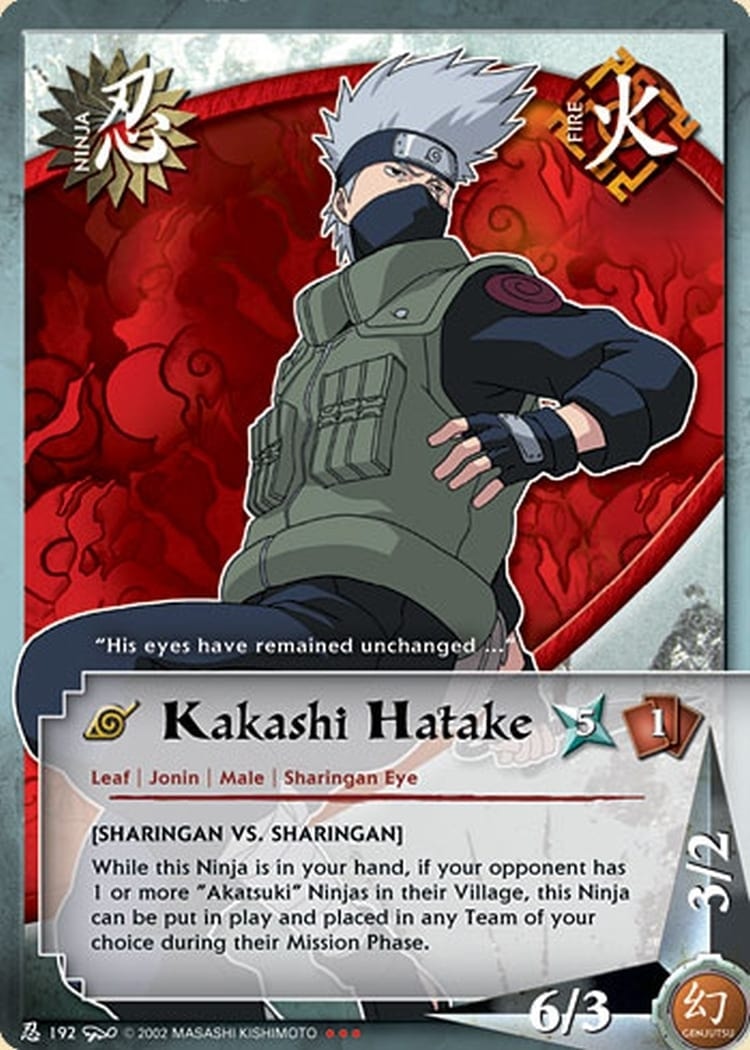 Kakashi Hatake card artwork