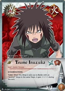 Tsume Inuzuka card artwork
