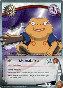 Gamatatsu card artwork