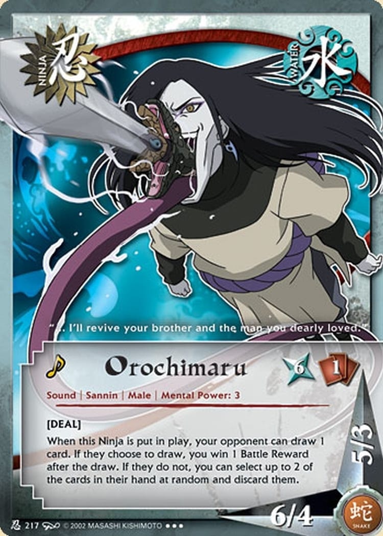 Orochimaru card artwork