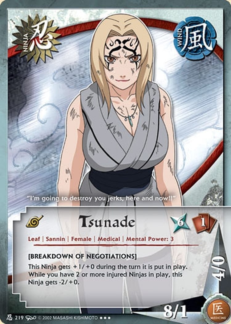 Tsunade card artwork