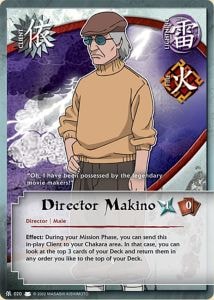 Director Makino card artwork