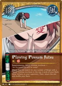 Playing Possum Jutsu card artwork