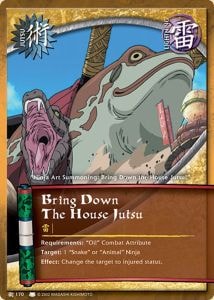 Bring Down The House Jutsu card artwork