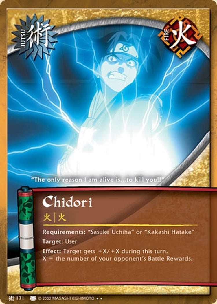 Chidori card artwork