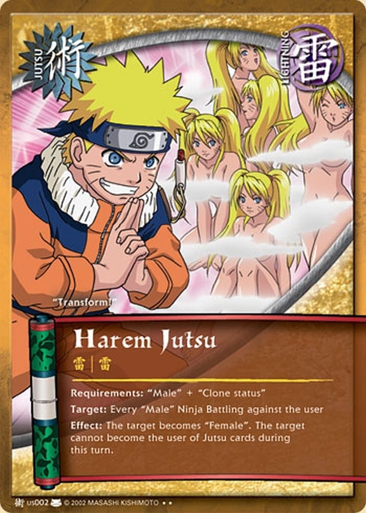 Harem Jutsu card artwork