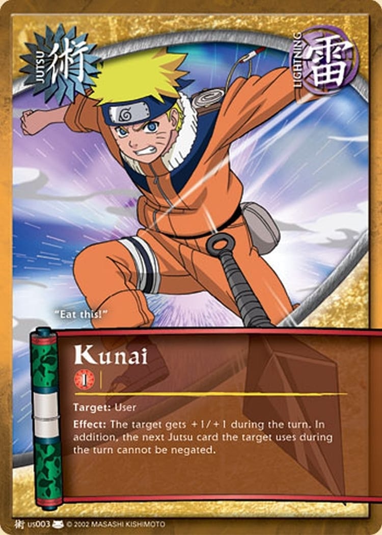 Kunai card artwork