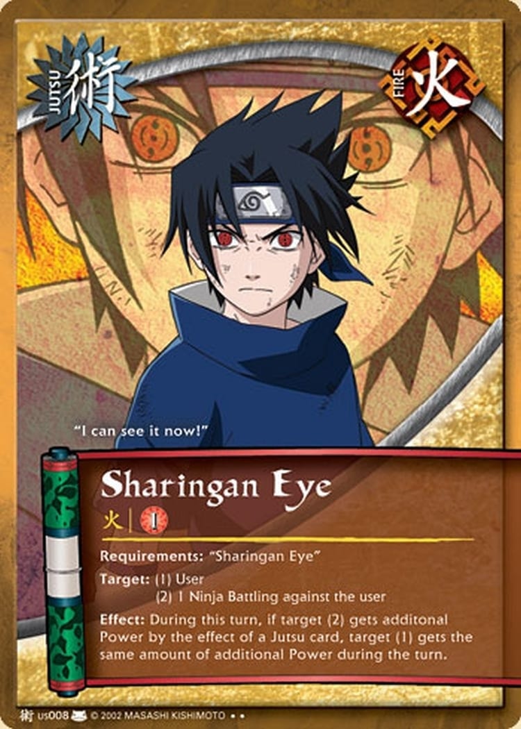 Sharingan Eye card artwork