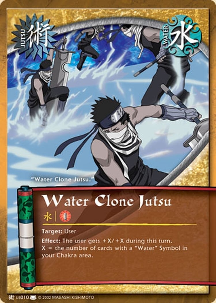 Water Clone Jutsu card artwork