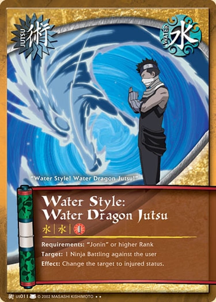Water Style: Water Dragon Jutsu card artwork