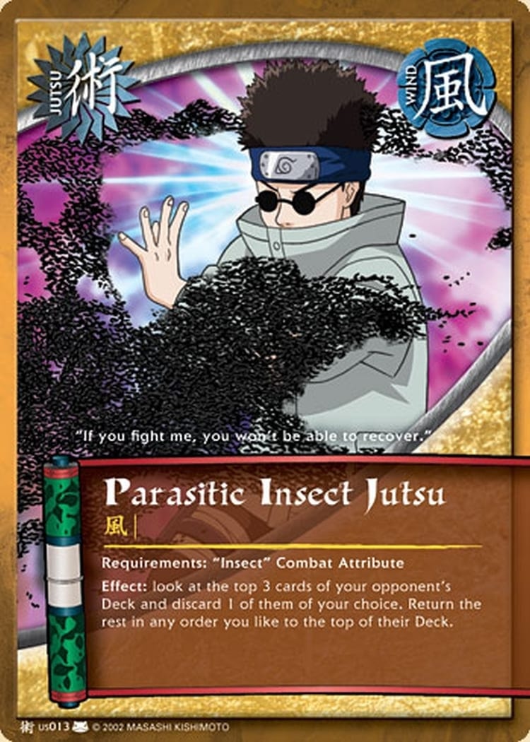 Parasitic Insect Jutsu card artwork