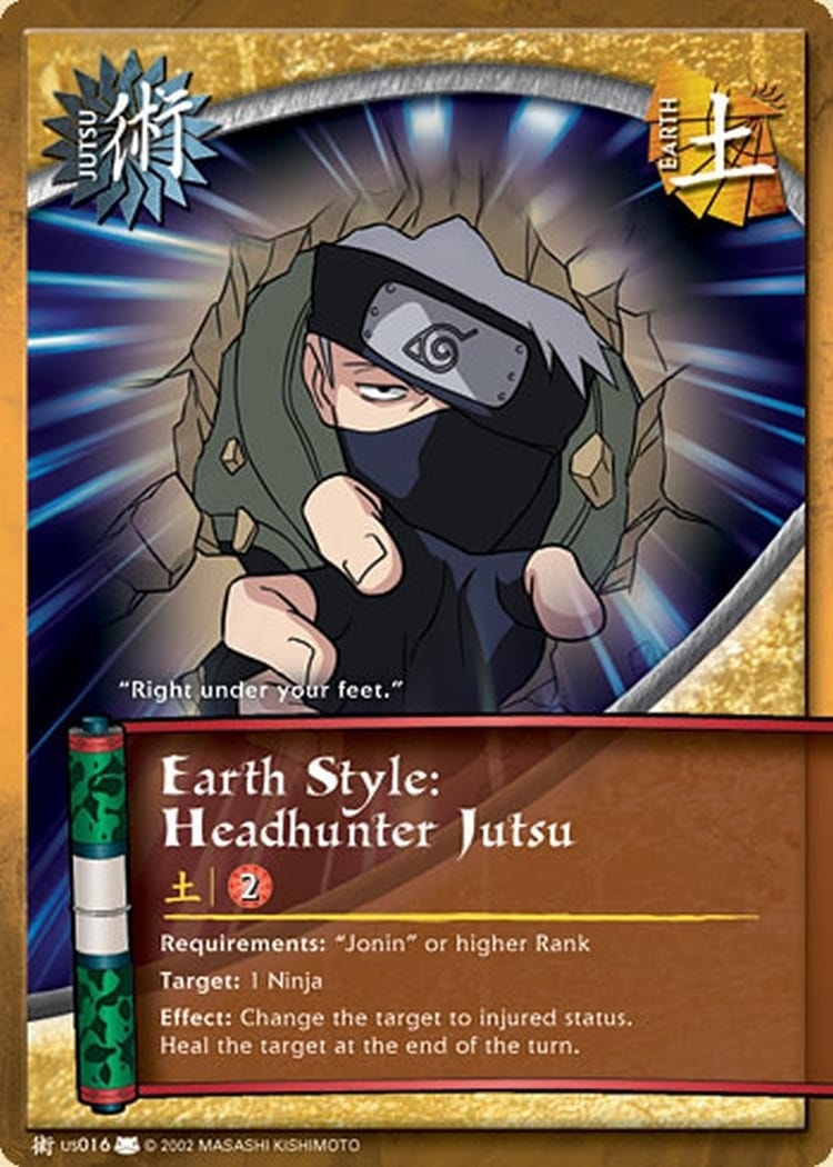 Earth Style: Headhunter Jutsu card artwork