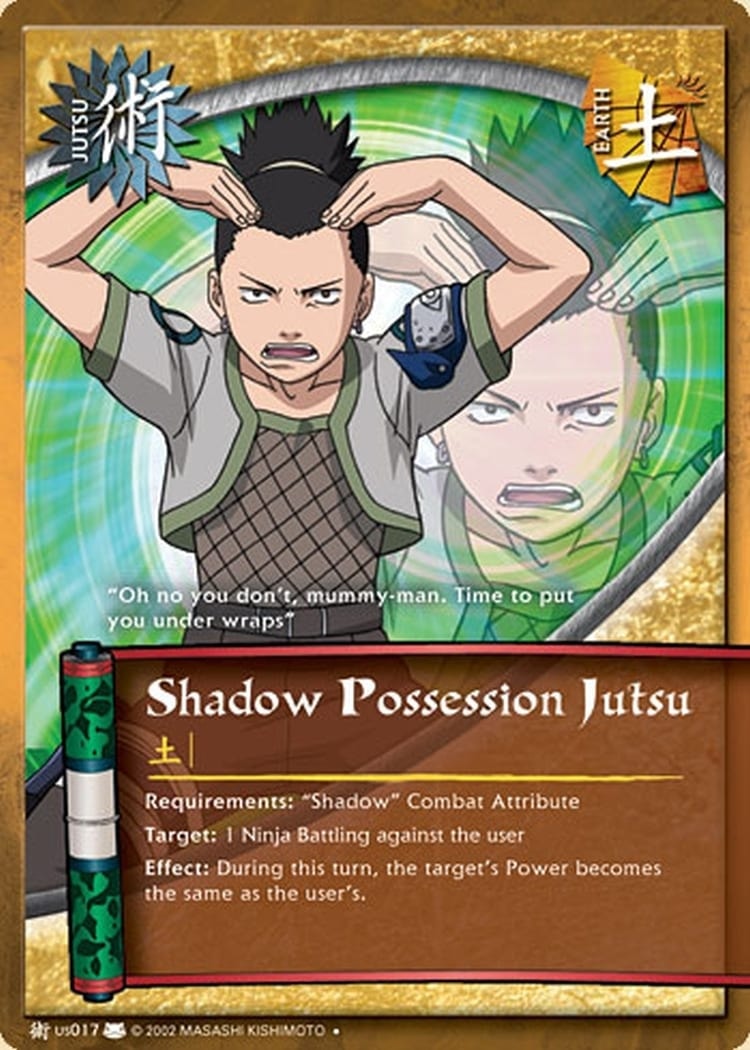 Shadow Possession Jutsu card artwork