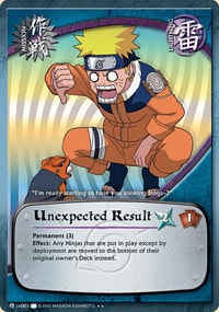 Unexpected Result card artwork