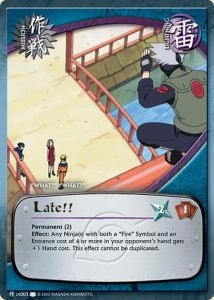 Late!! card artwork