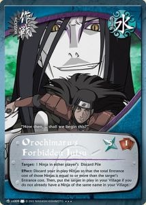 Orochimaru's Forbidden Jutsu card artwork
