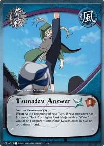 Tsunade's Answer card artwork