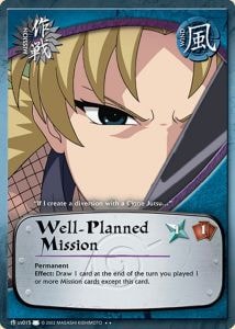 Well-Planned Mission card artwork