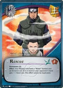 Rescue card artwork