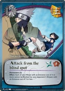 Attack from the blind spot card artwork