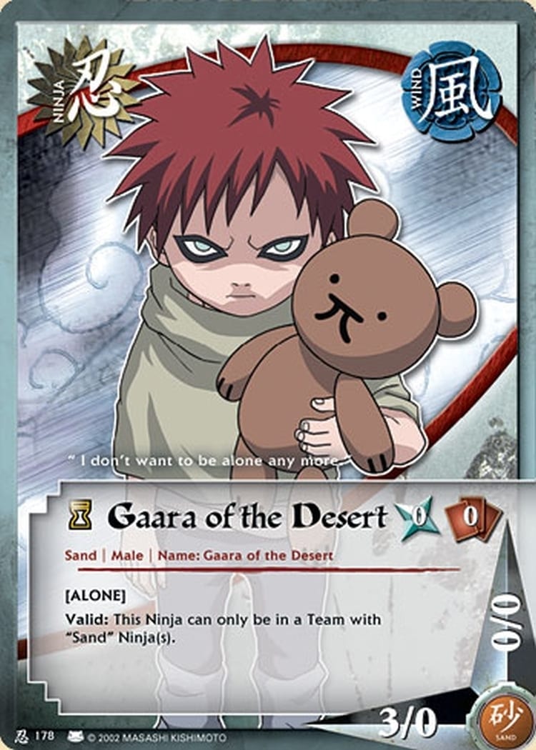 Gaara of the Desert card artwork