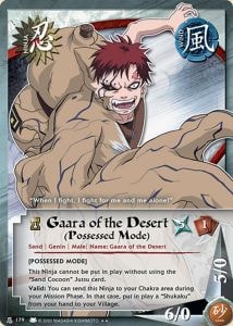 Gaara of the Desert (Possessed Mode) card artwork