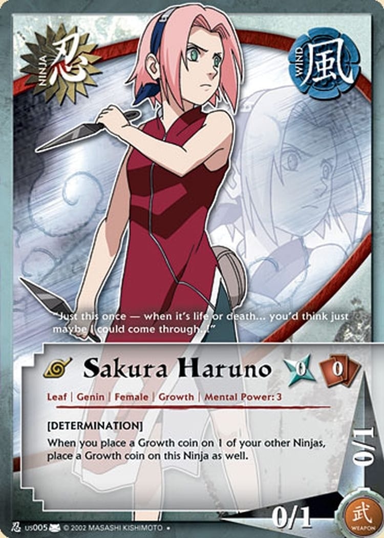 Sakura Haruno card artwork