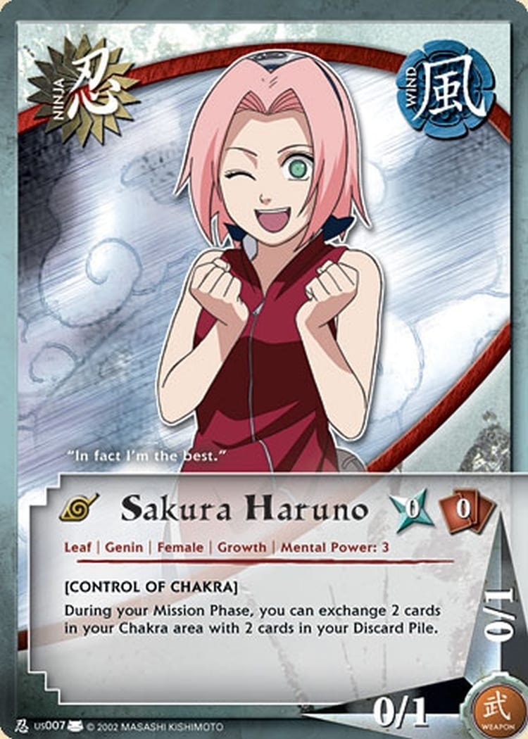 Sakura Haruno card artwork