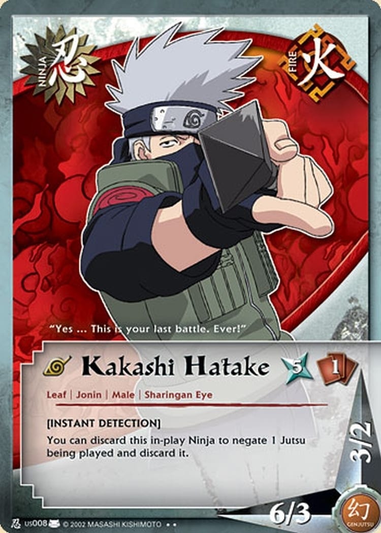 Kakashi Hatake card artwork