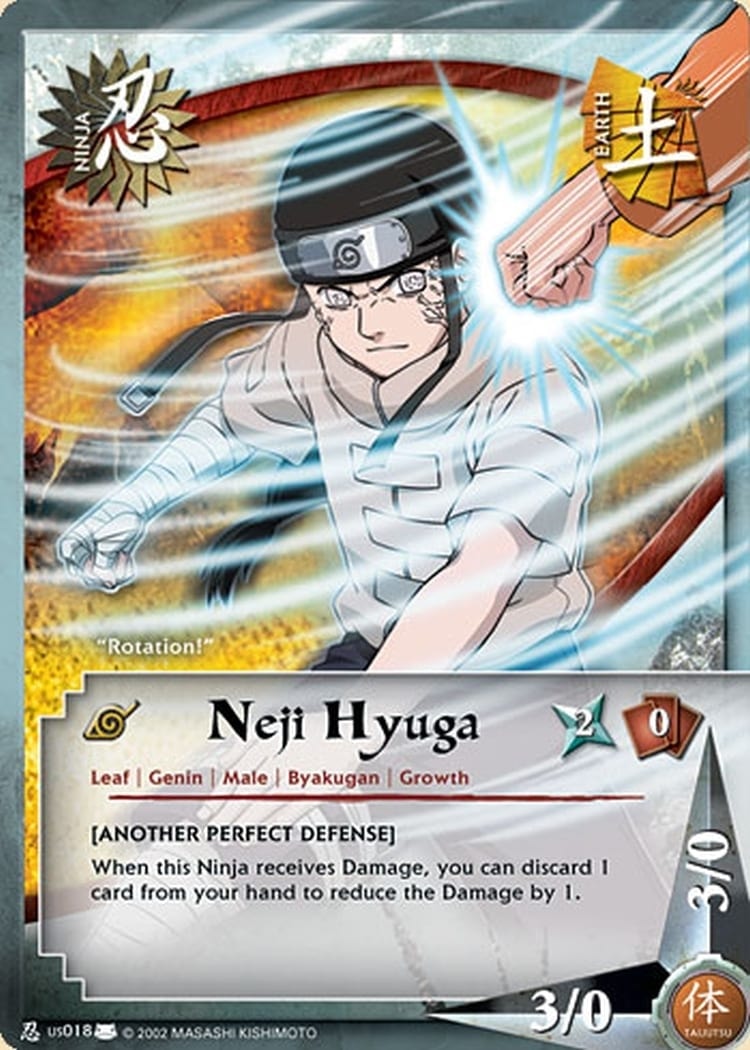 Neji Hyuga card artwork