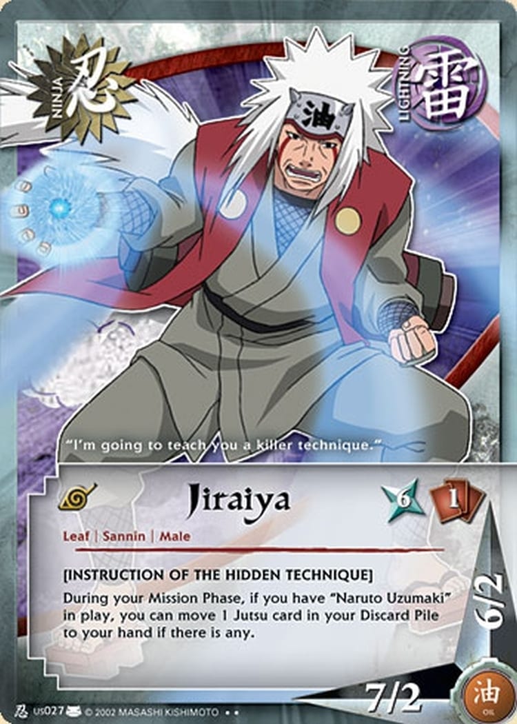 Jiraiya card artwork