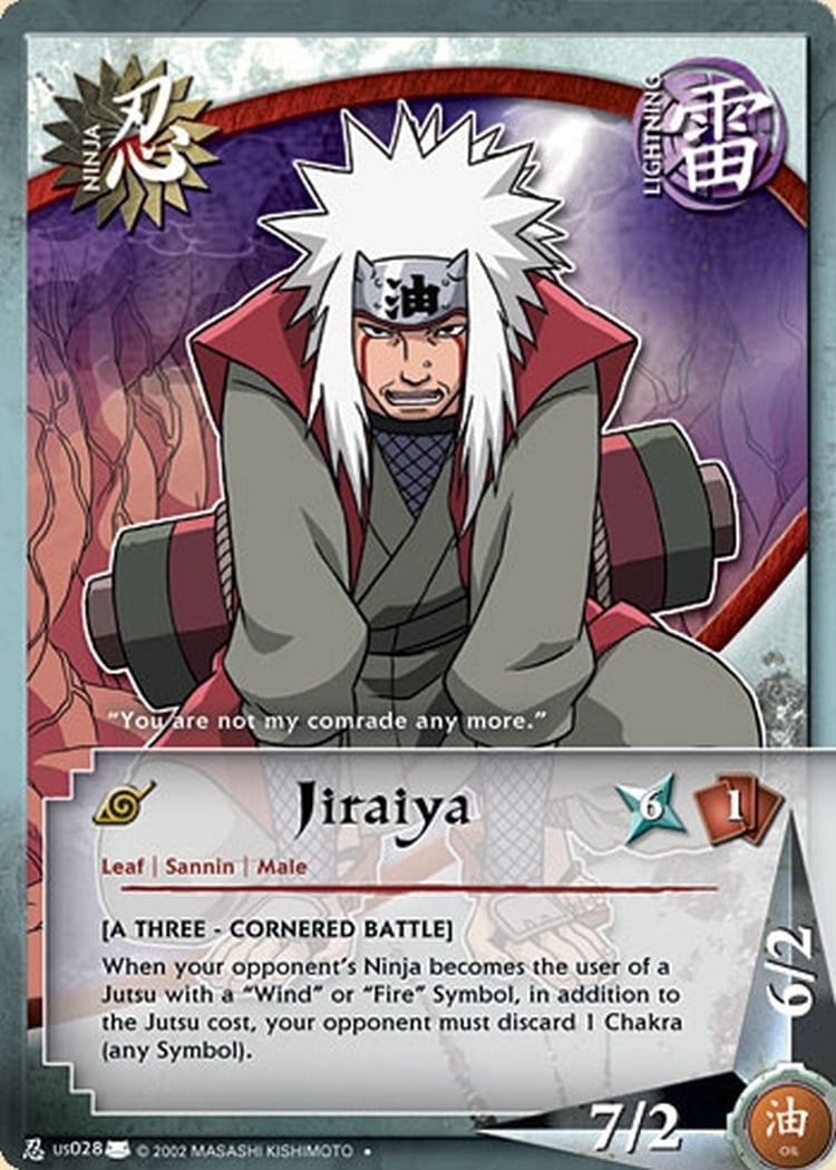 Jiraiya card artwork