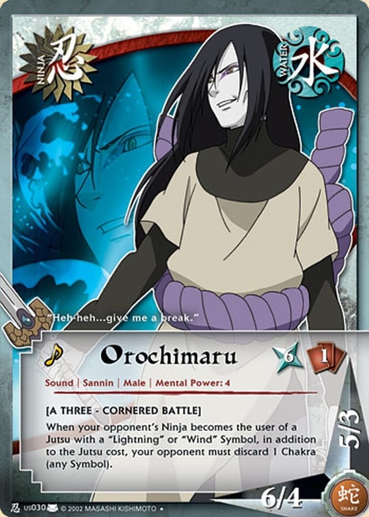 Orochimaru card artwork