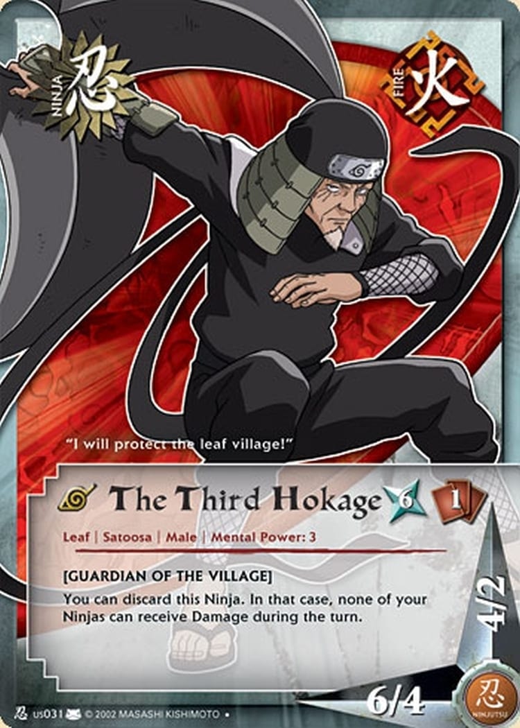 The Third Hokage card artwork