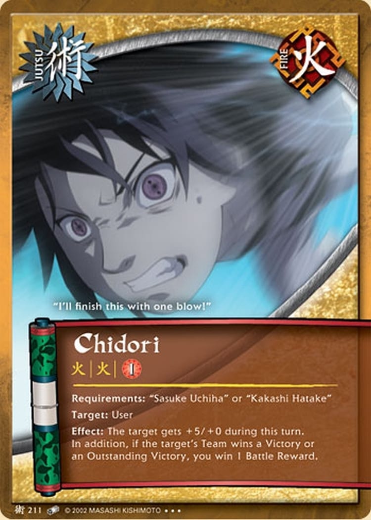 Chidori card artwork