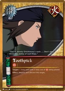Toothpick card artwork