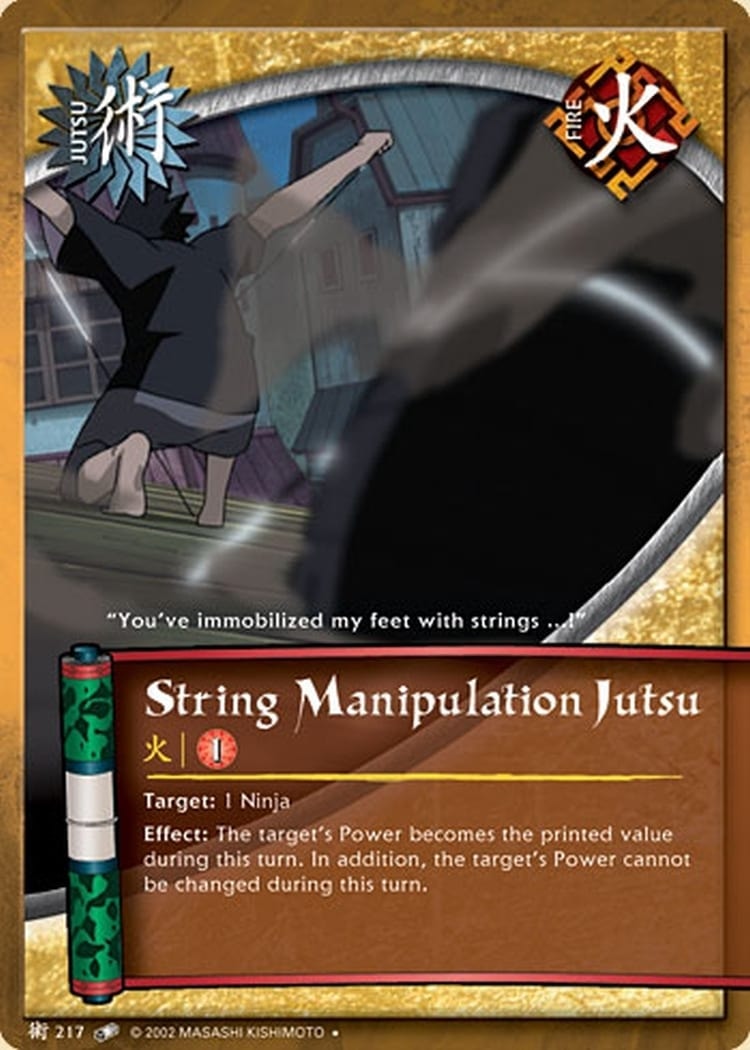 String Manipulation Jutsu card artwork