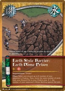 Earth Style Barrier: Earth Dome Prison card artwork