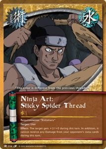 Ninja Art: Sticky Spider Thread card artwork